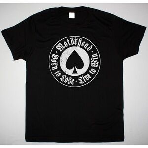 Motorhead Born To Lose Live To Win Music Fan Black Unisex T-Shirt